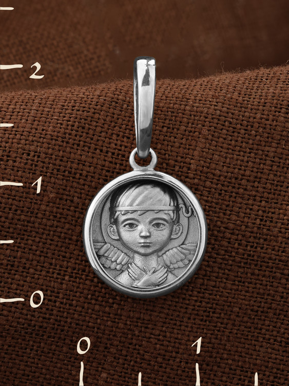 Образок из белого золота