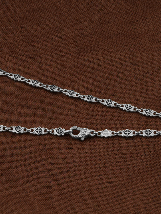 Цепь из белого золота