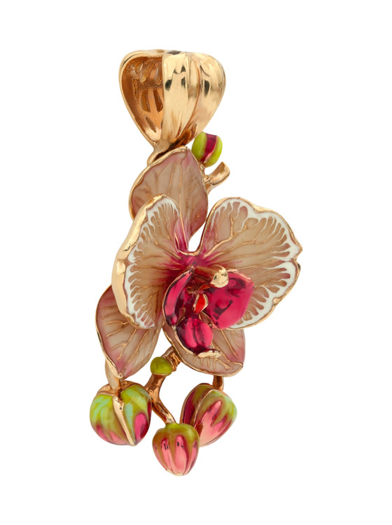 Подвеска из золота c эмалью