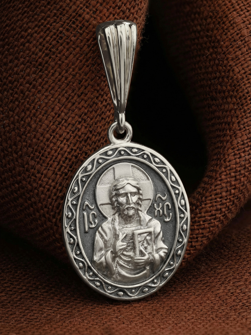 Образок из белого золота