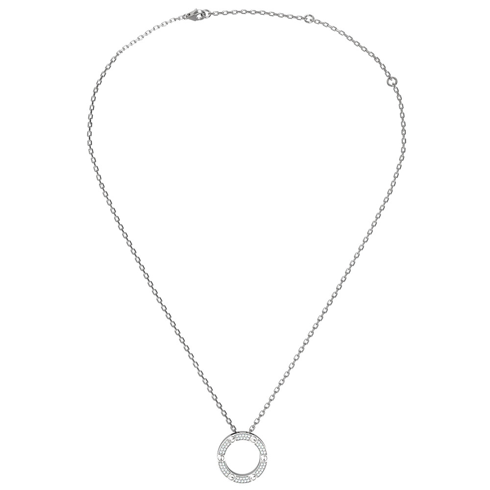 Колье из белого золота c бриллиантами