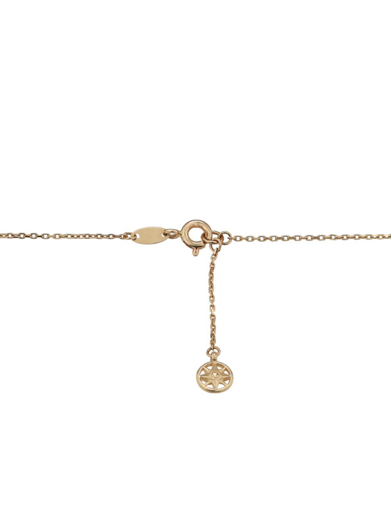 Колье из золота c бриллиантами и перламутром