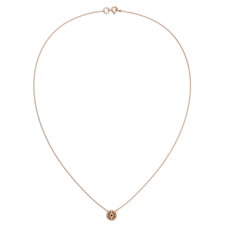 Колье из золота c бриллиантами и ониксом