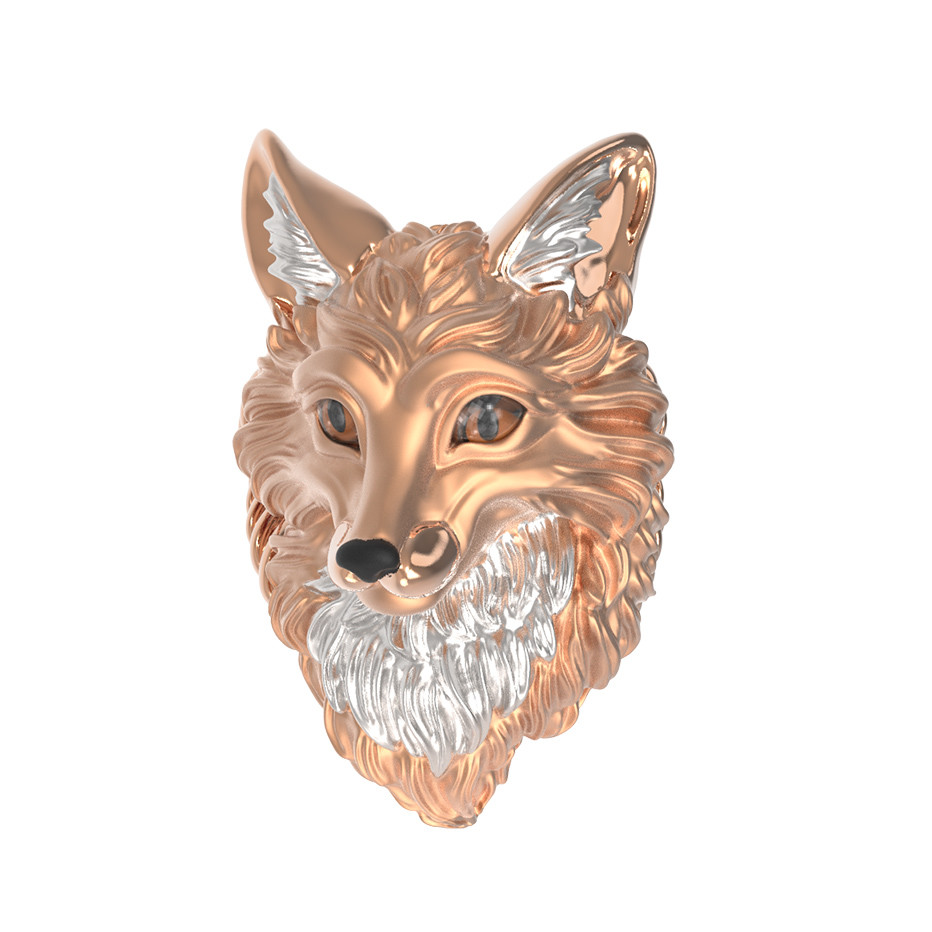 Кольцо из золота c эмалью