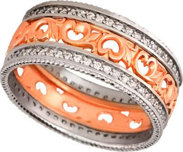 Кольцо из золота c фианитом