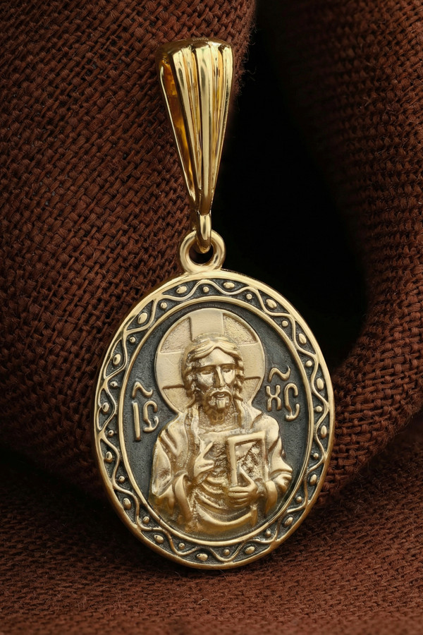 Образок из лимонного золота