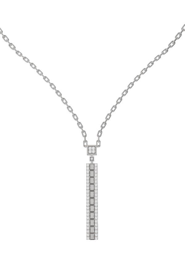 Колье из белого золота c бриллиантами