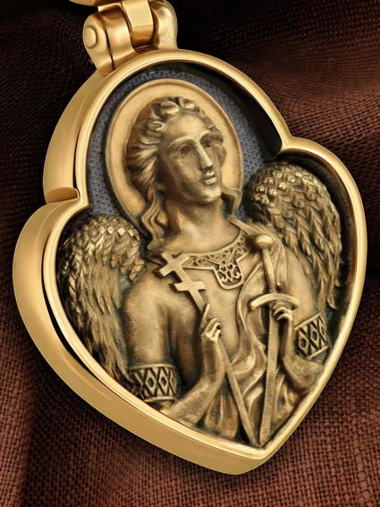 Образок из лимонного золота