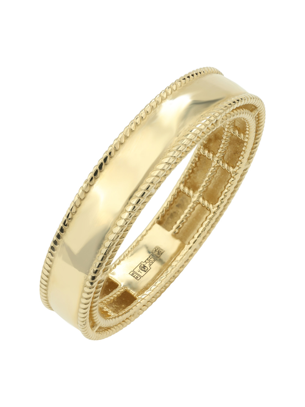 Кольцо из лимонного золота