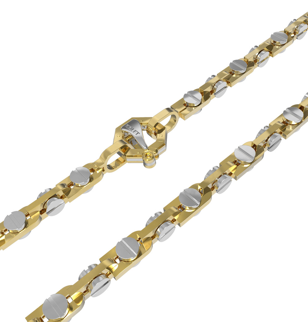 Цепь из лимонного золота