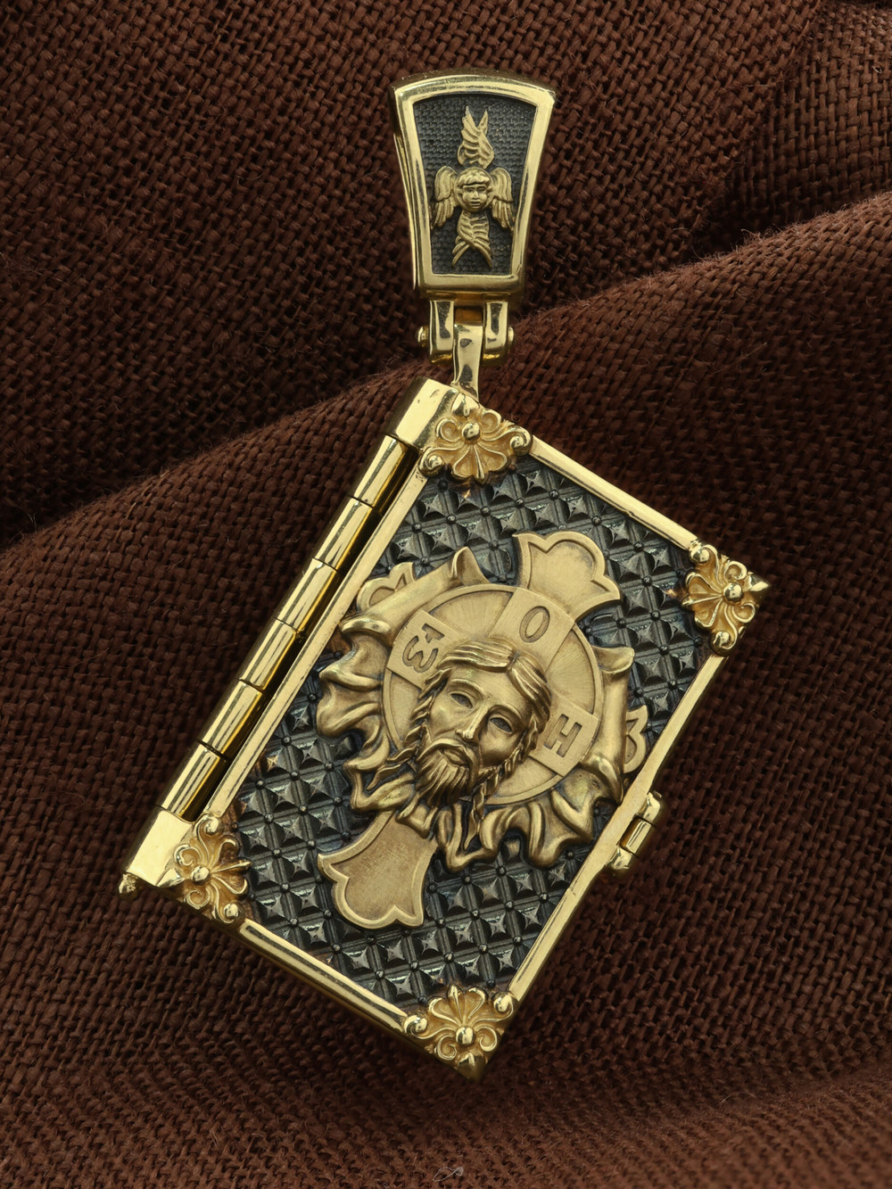 Образок из лимонного золота