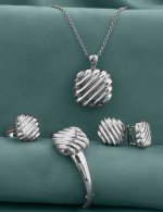 Подвеска из белого золота 585 пробы