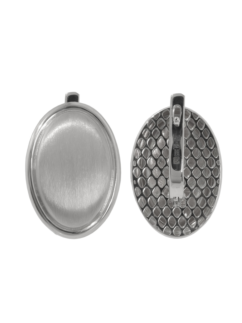 Серьги из белого золота