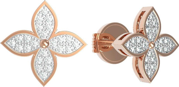 Серьги из золота c бриллиантами