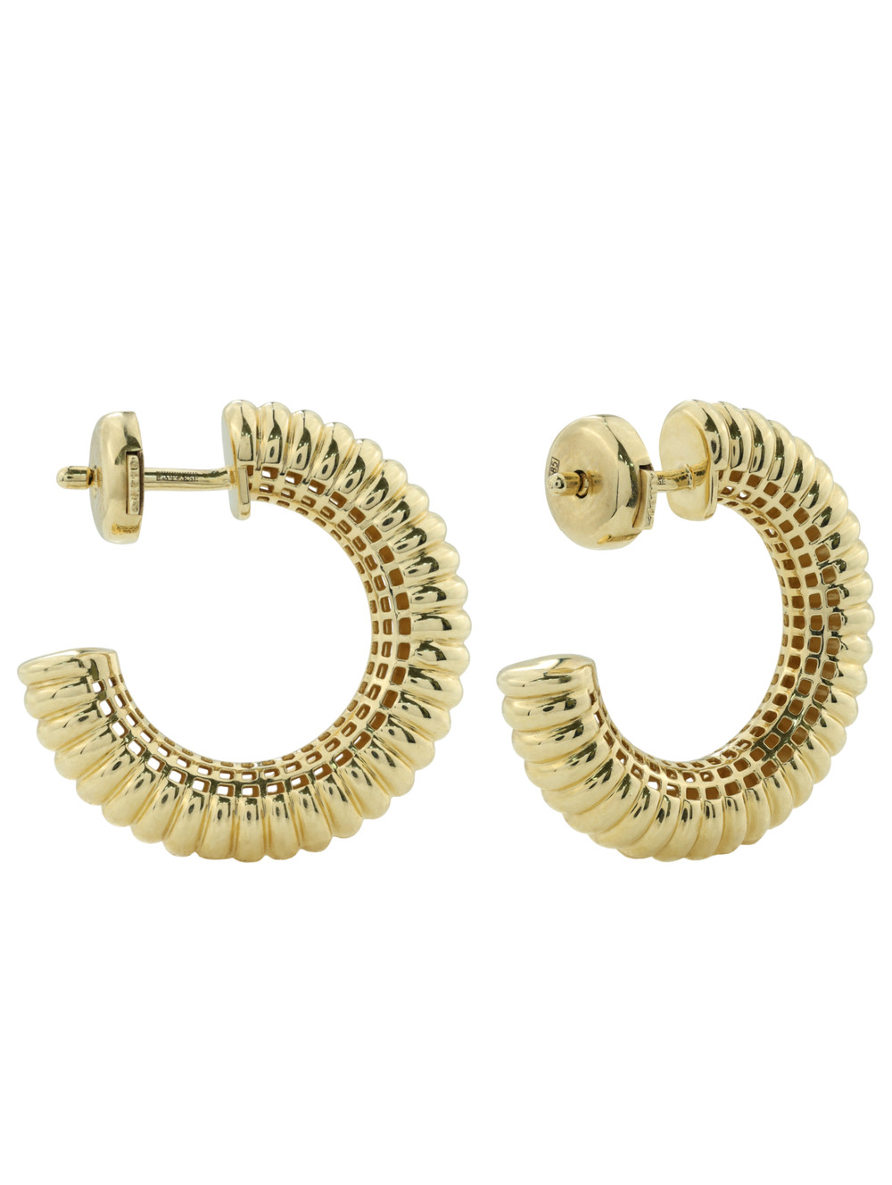 Серьги из лимонного золота