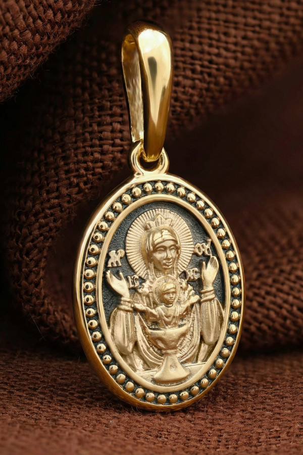 Образок из лимонного золота