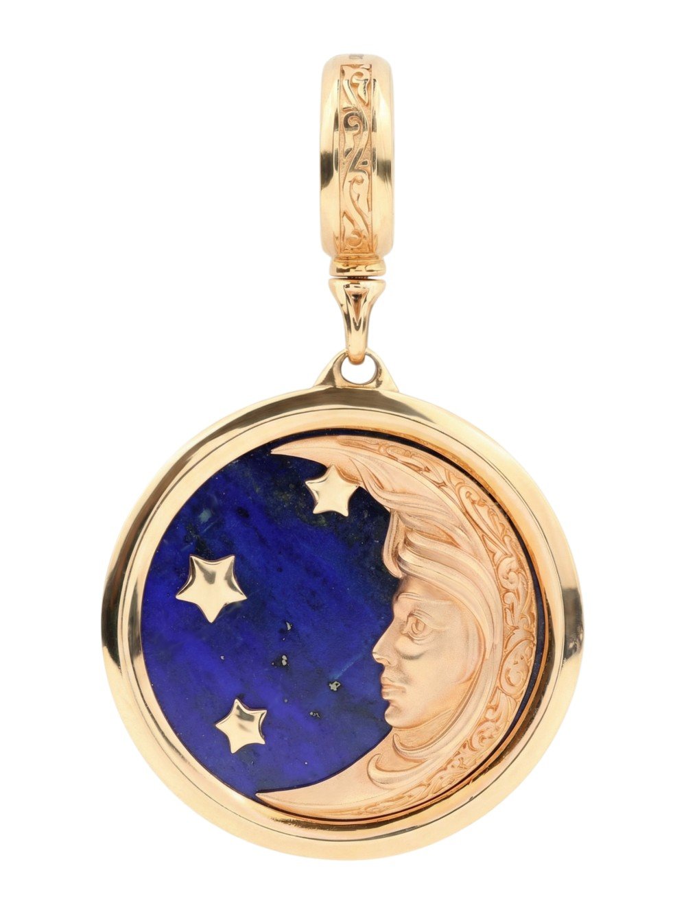 Подвеска из золота c лазуритом