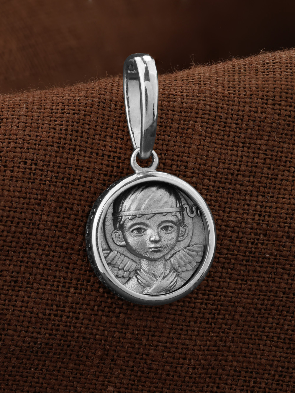 Образок из белого золота