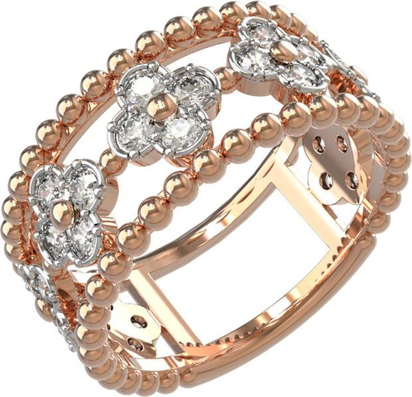 Кольцо из золота c бриллиантами