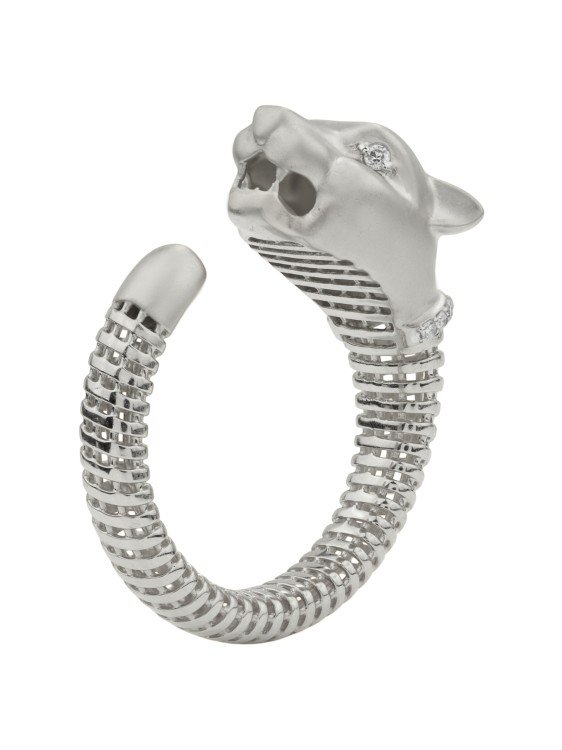 Кольцо из белого золота c бриллиантами