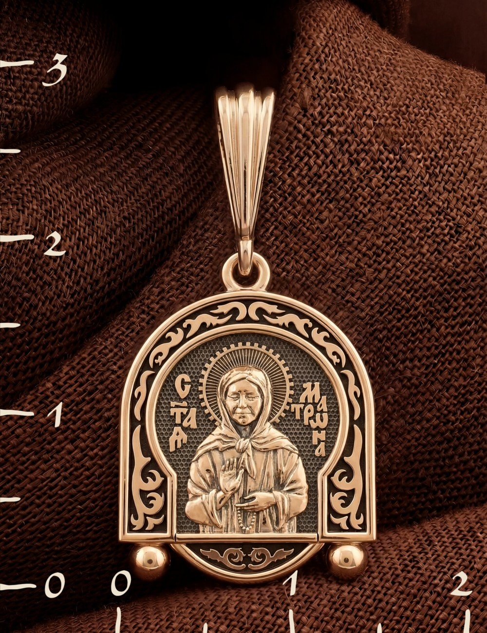 Образок из золота 585 пробы