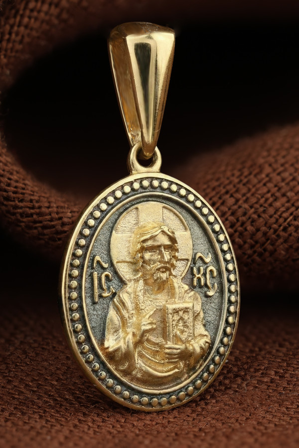 Образок из лимонного золота