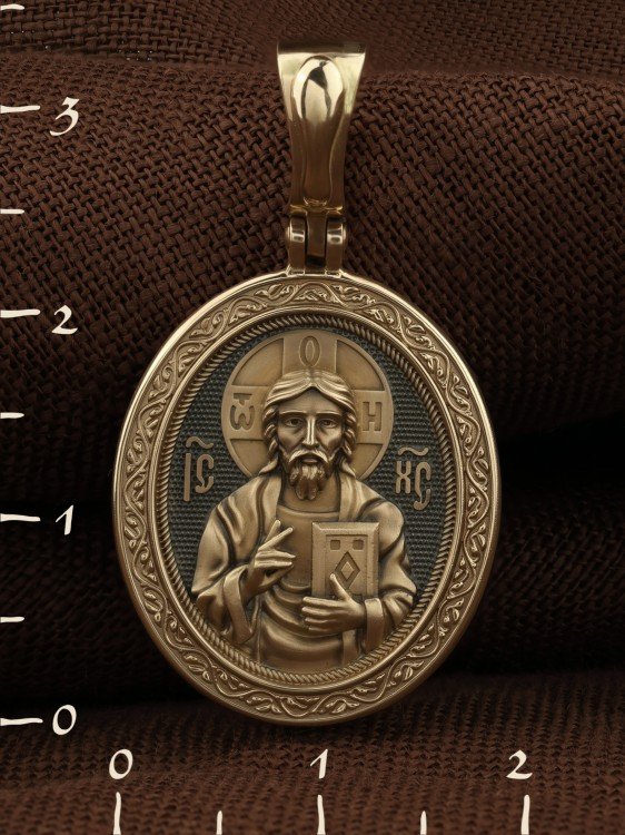 Образок из лимонного золота