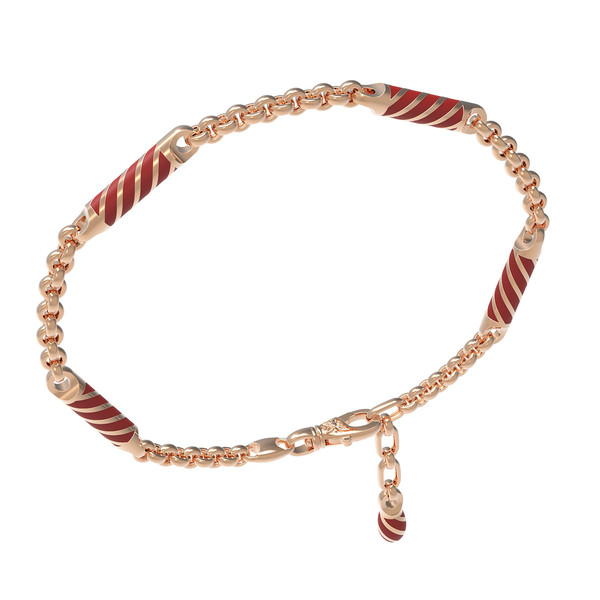 Браслет из золота c эмаль