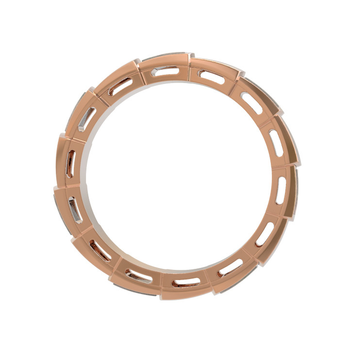 Кольцо из золота c перламутром