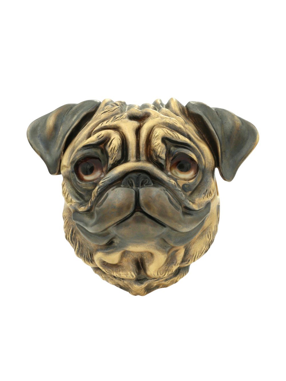 Подвеска из лимонного золота c эмалью