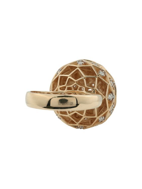 Кольцо из золота c бриллиантами