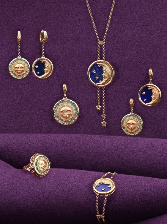 Подвеска из золота c бирюзой