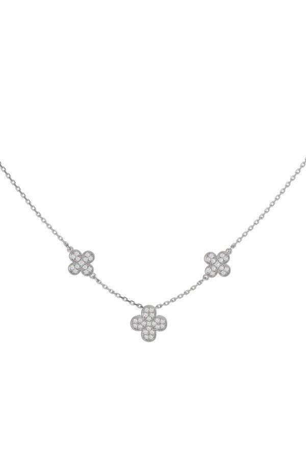 Колье из белого золота c бриллиантами