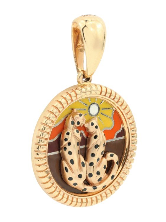 Подвеска из золота c эмалью