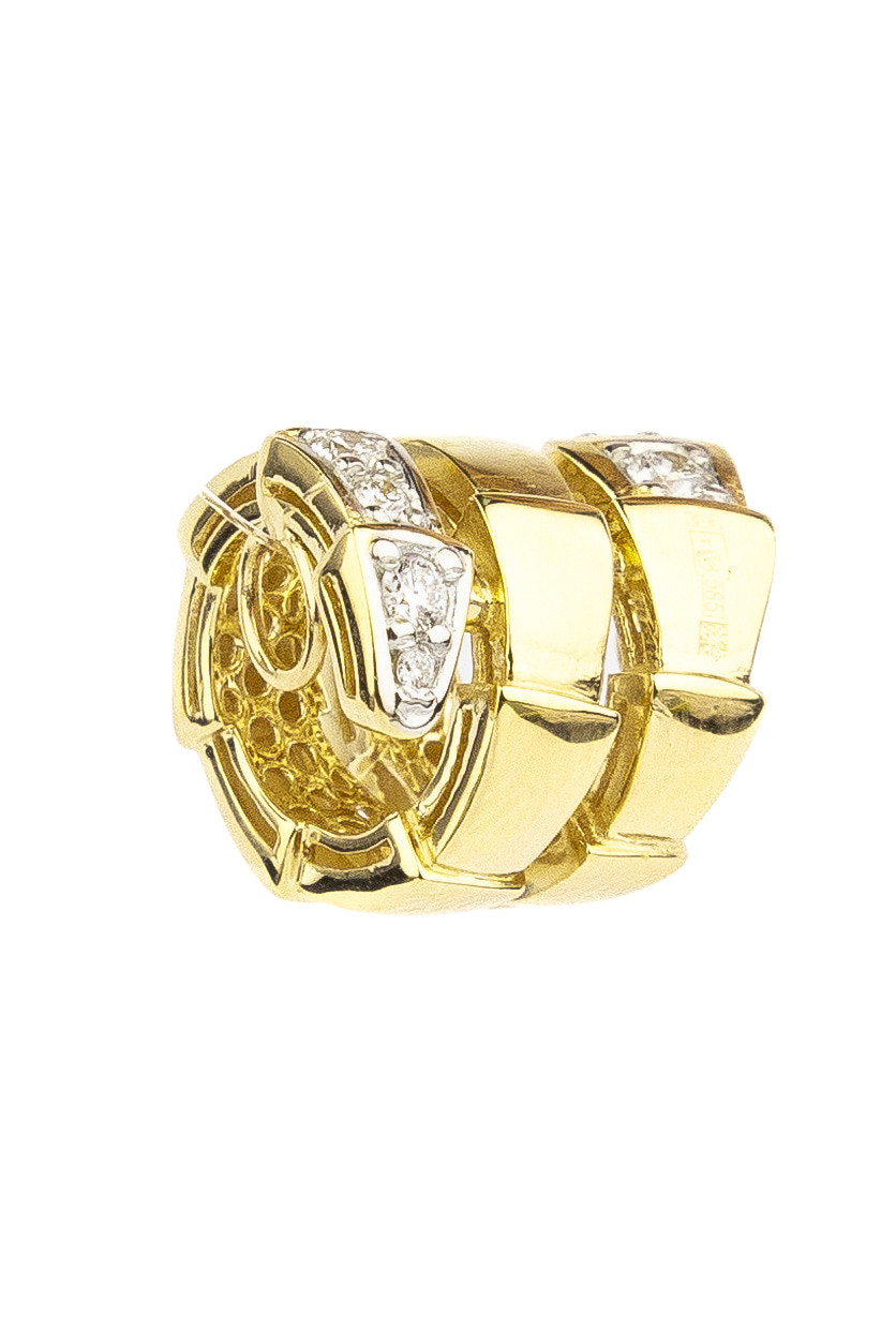 Подвеска из лимонного золота c бриллиантами