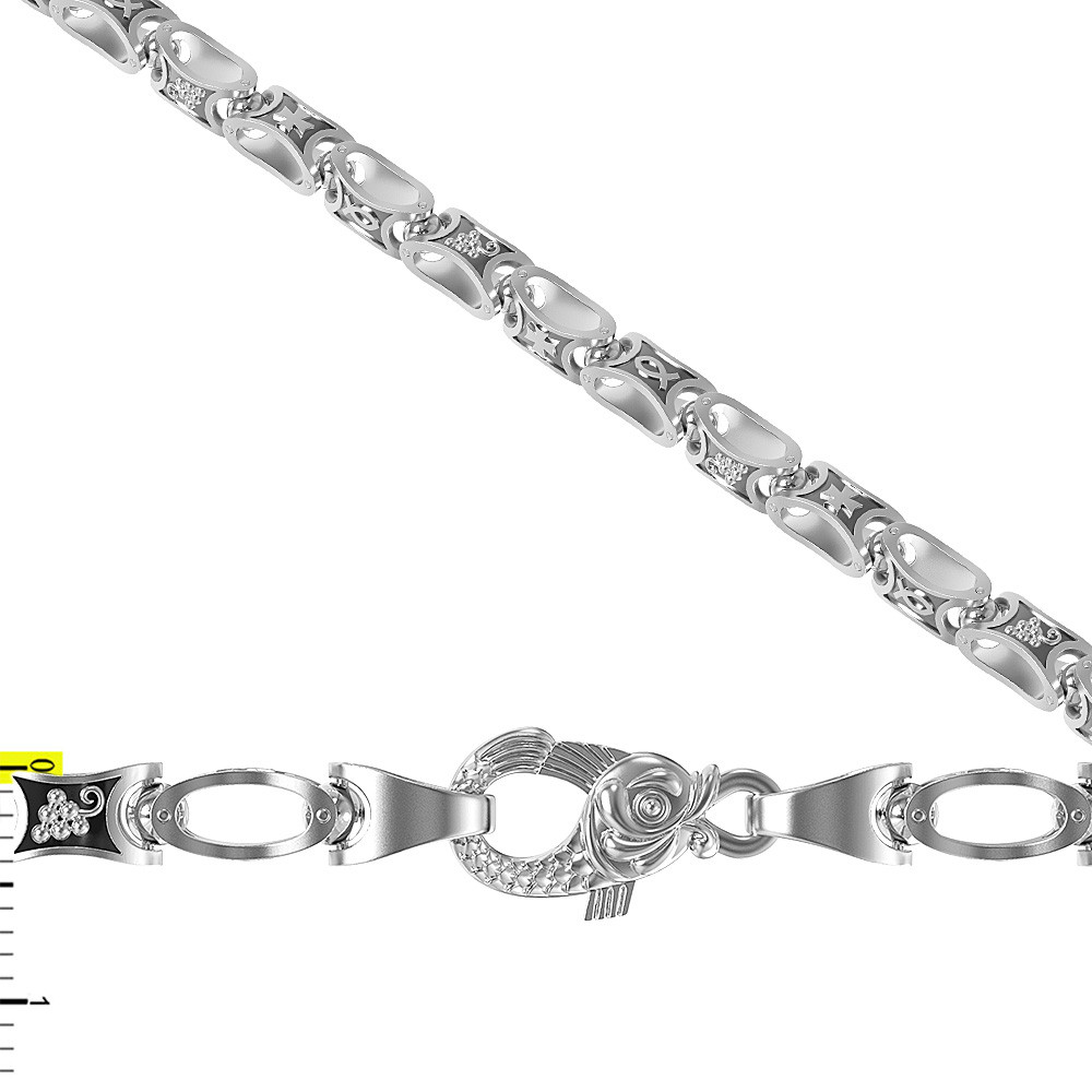 Браслет из белого золота