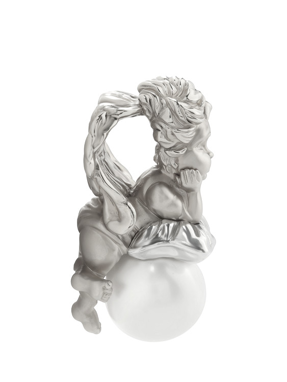 Подвеска из белого золота c жемчугом