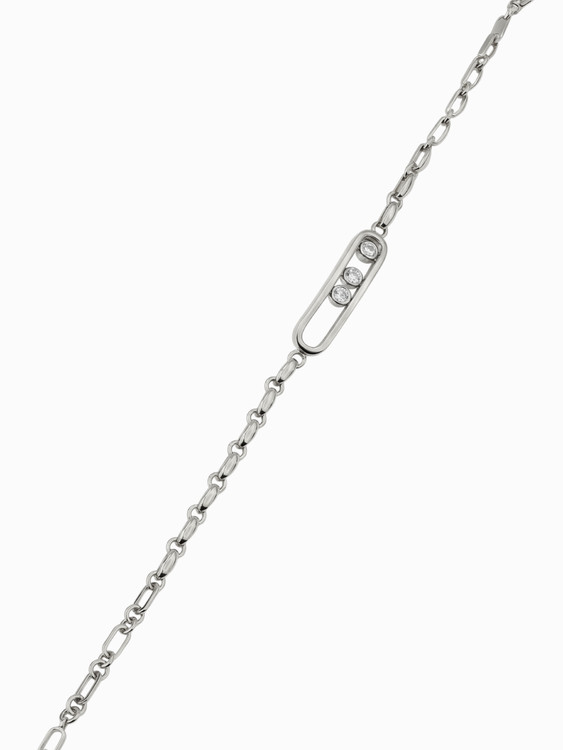 Браслет из белого золота c бриллиантами