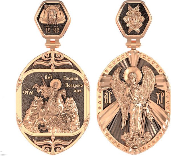 Образок из золота