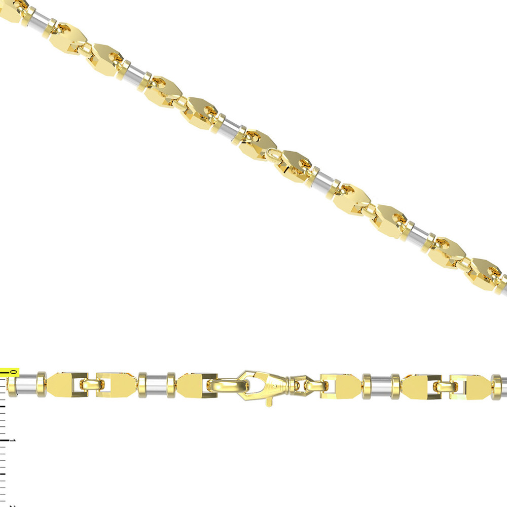 Цепь из лимонного золота