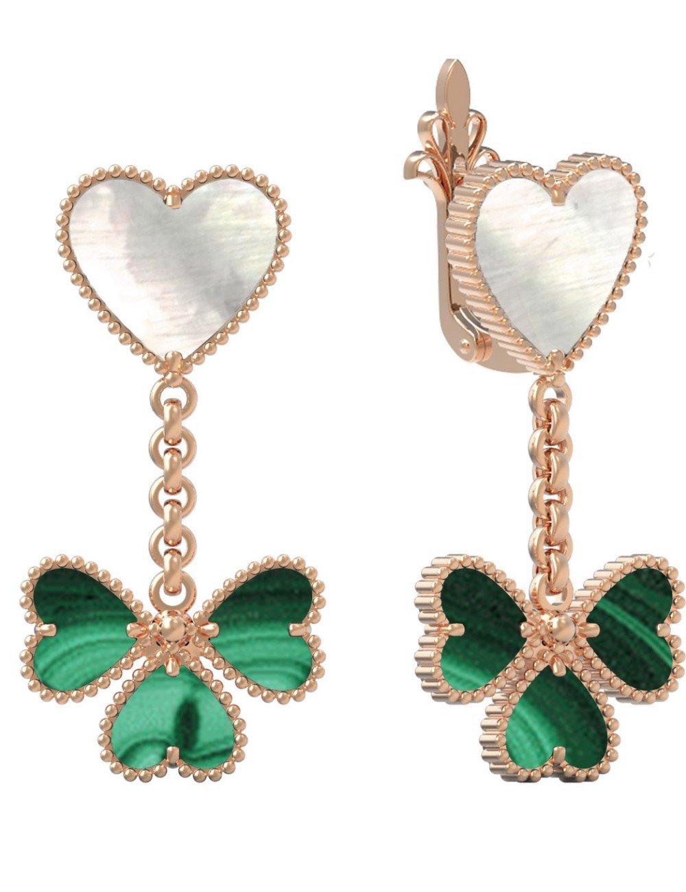 Серьги из золота 585 пробы