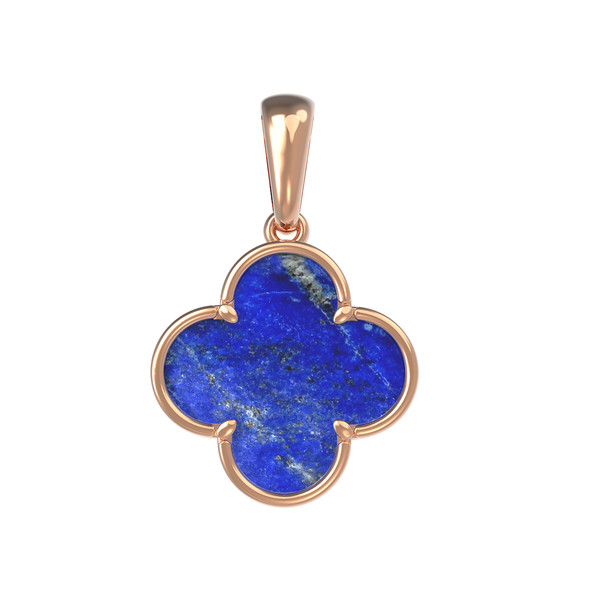 Подвеска из золота c лазуритом