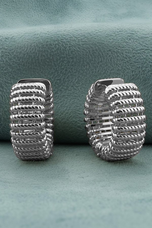 Серьги из белого золота